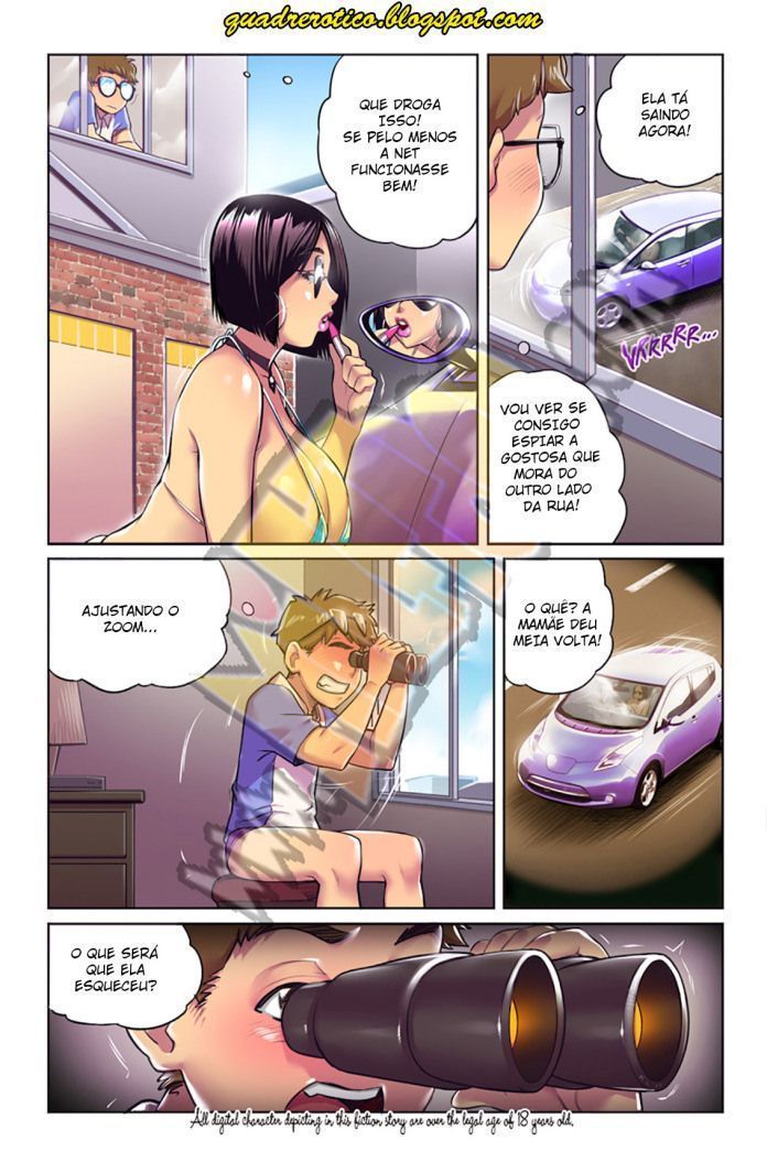 Hentai Mamãe faz sexo com vizinho tarado